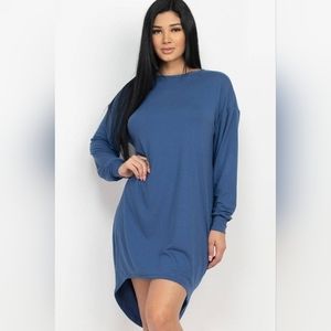 Long Sleeve Sweatshirt Dress